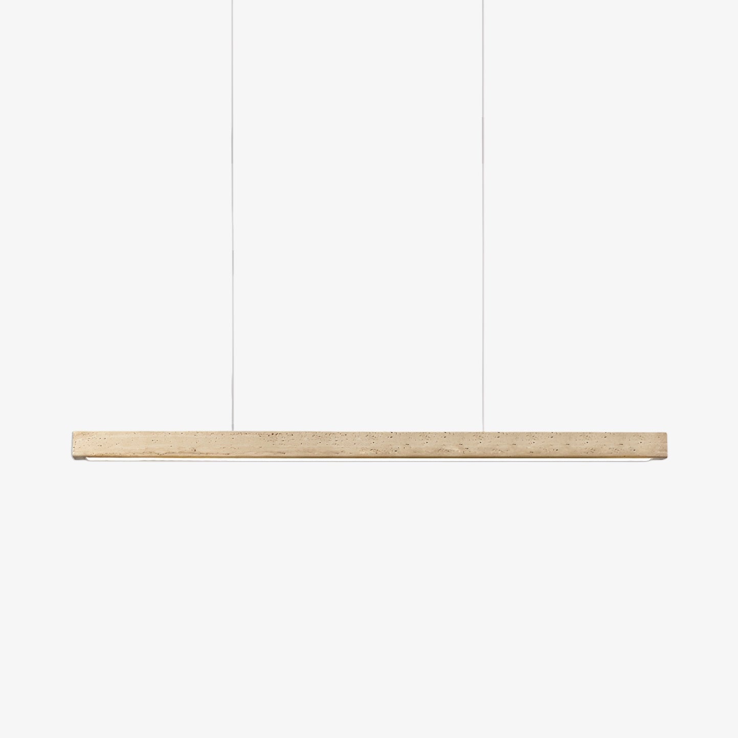 Imiror Minimalist Travertine Linear Pendant - Letslighting