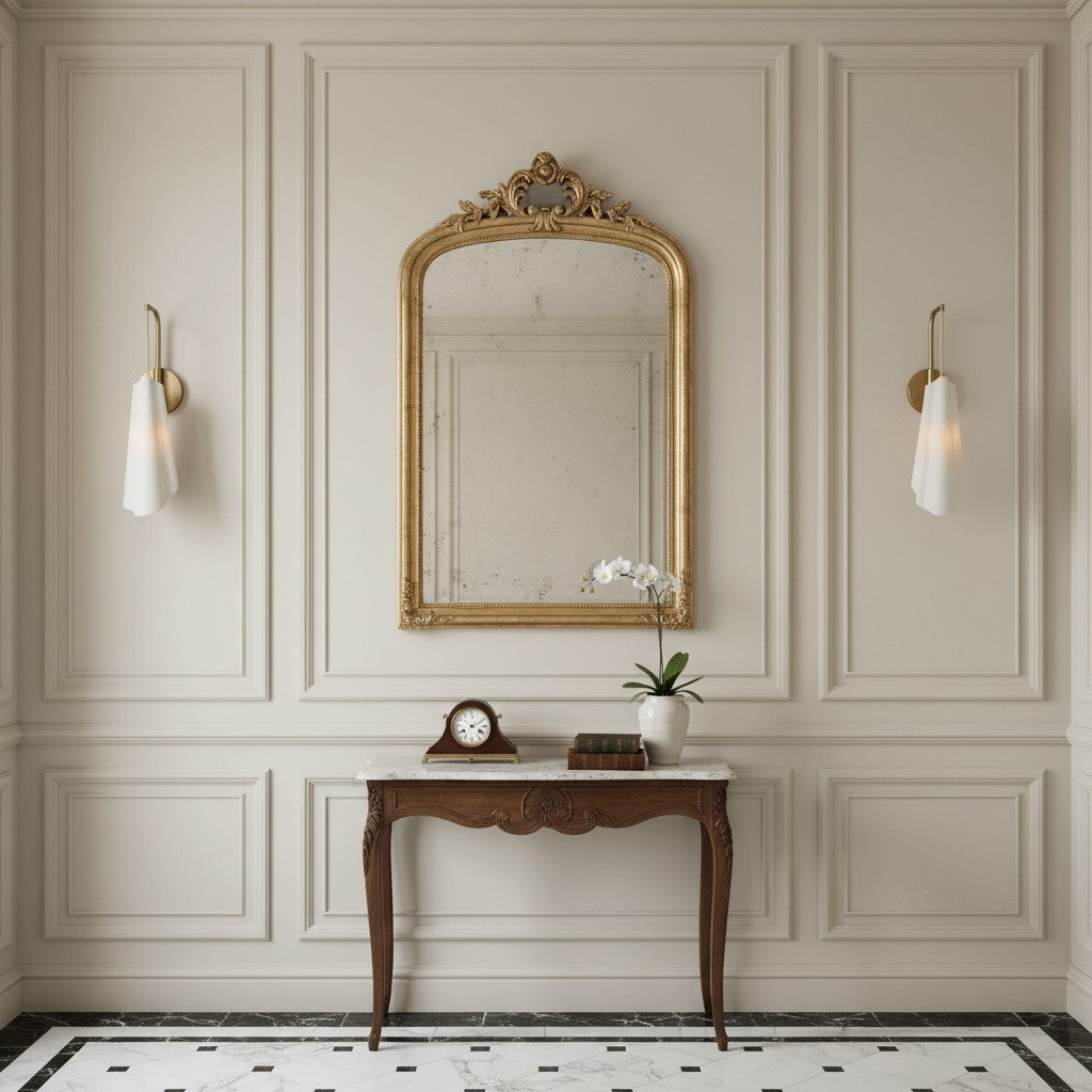 Slant Vintage Ceramic Wall Sconce Modern Brass Living Room