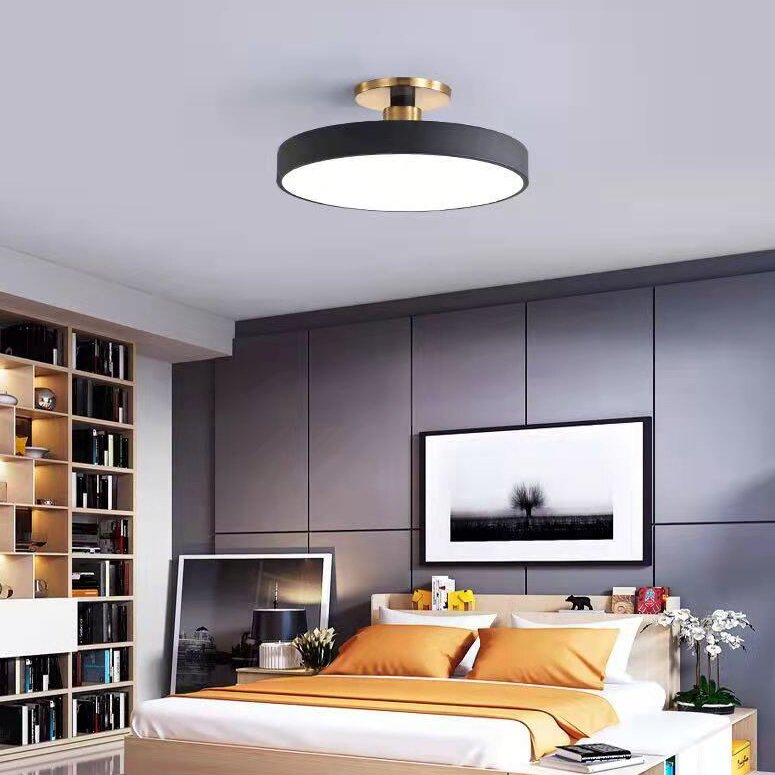 Aria Nordic Minimalist Round Flush Mount Ceiling Light