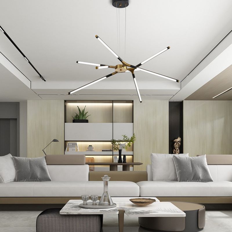 Arisha Creative Acrylic Chandelier Living Room Bedroom - Letslighting