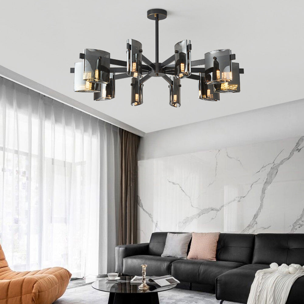 Arisha Minimalist Multi Head Metal Pendant Light