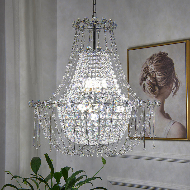 Kristy Italian Crystal Chandelier Living Room Dining Room - Letslighting