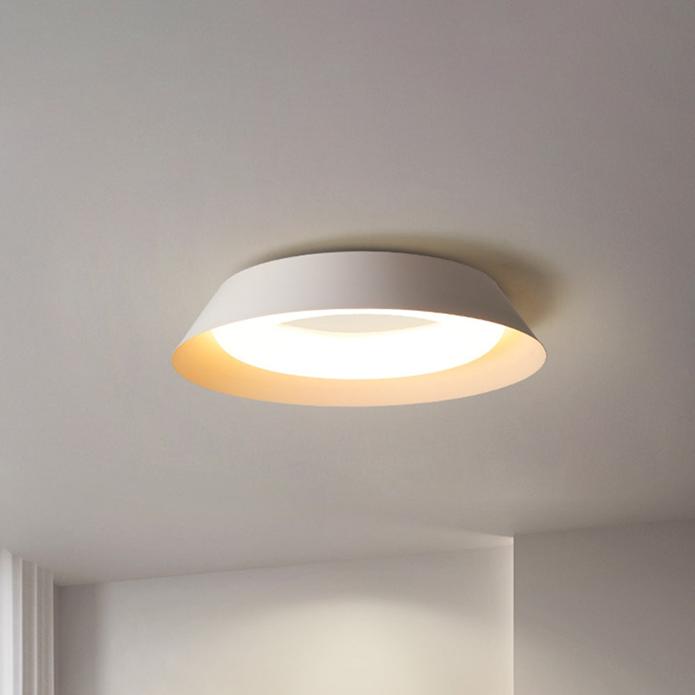 Arisha Nordic Bowl Metal Acrylic Flush Mount Ceiling Light