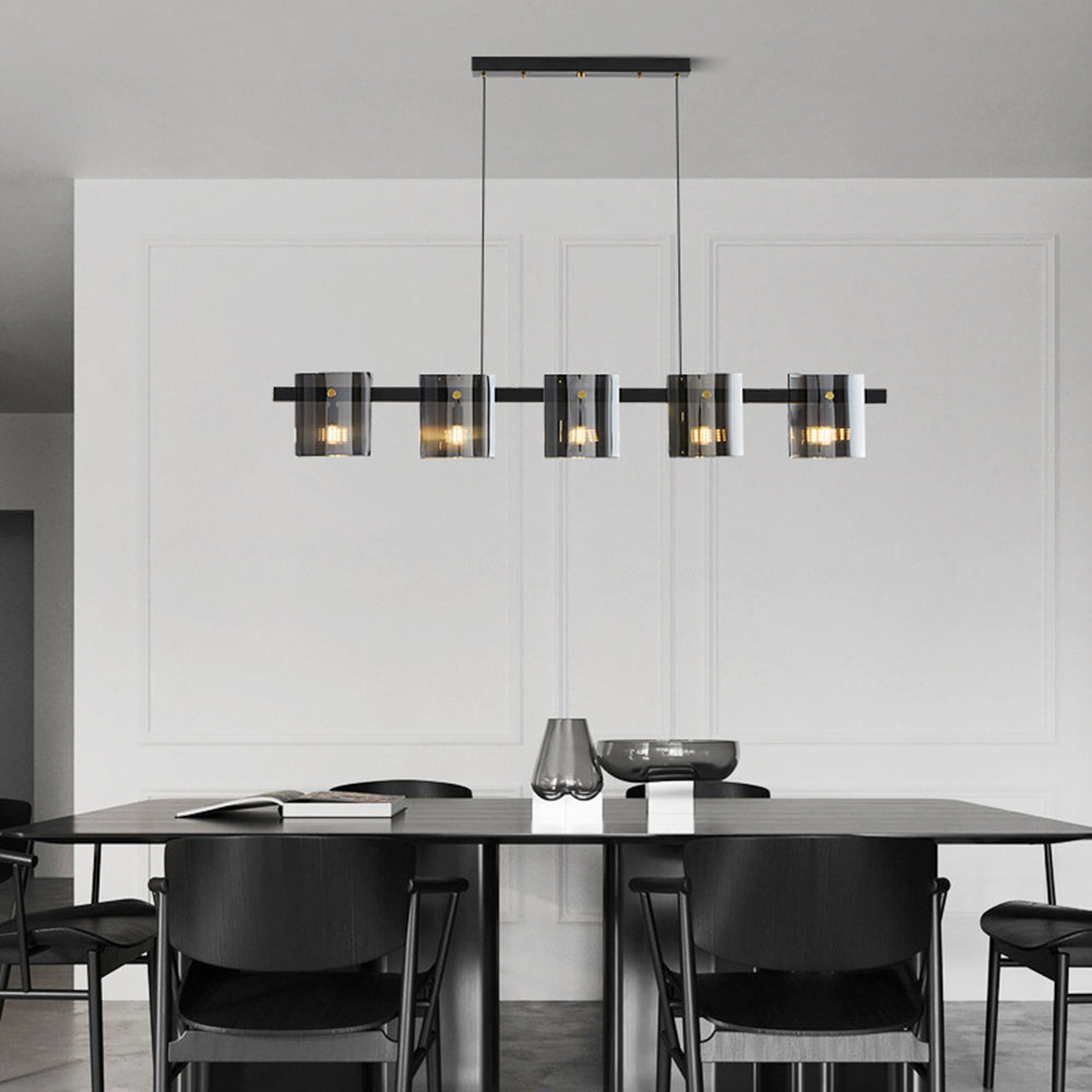 Arisha Minimalist Linear Metal Pendant Light