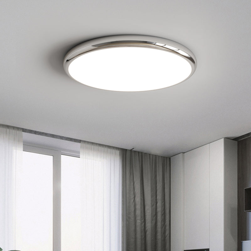 Muto Retro French Circle Flush Mount Ceiling Lights Iron Bedroom