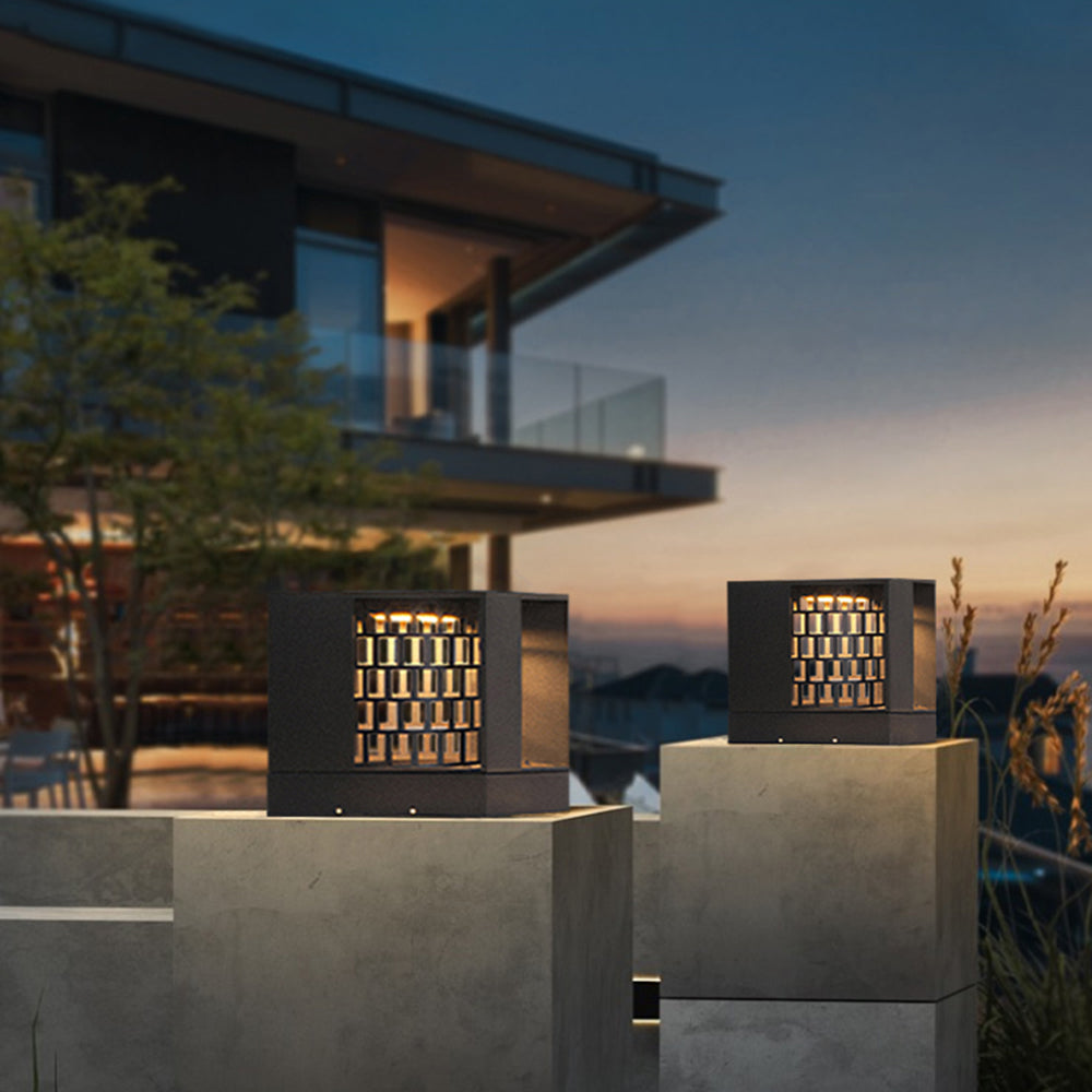 Ray Modern Pattern Metal Acrylic Outdoor Table Lamps