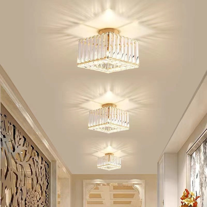 Arisha Creative Flush Mount Ceiling Light Gold/Black Balcony/Corridor - Letslighting