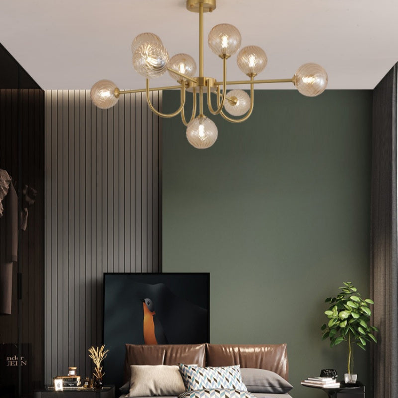 Valentina Modern LED Chandelier Glass Living Dining Room Bedroom