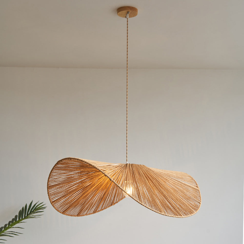 Ritta Rustic Twine Pendant Light - Letslighting