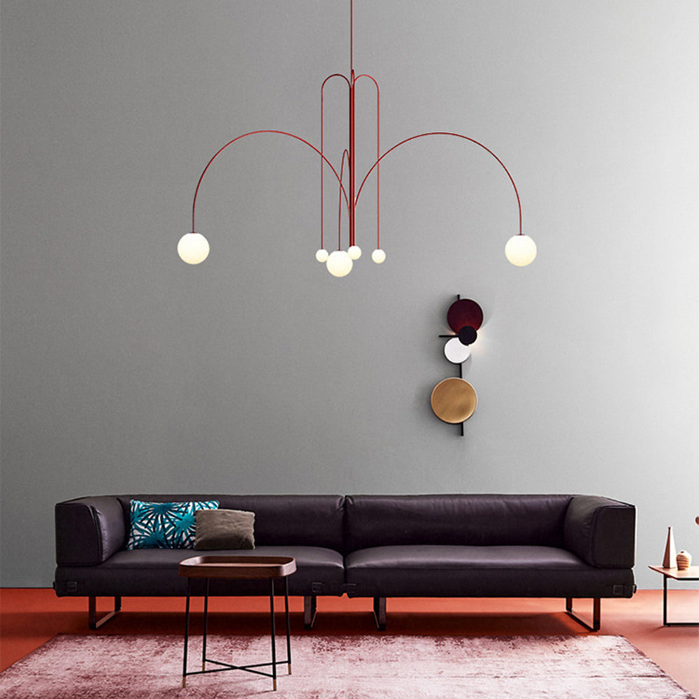 Avi Double Layer Glass Pendant Light