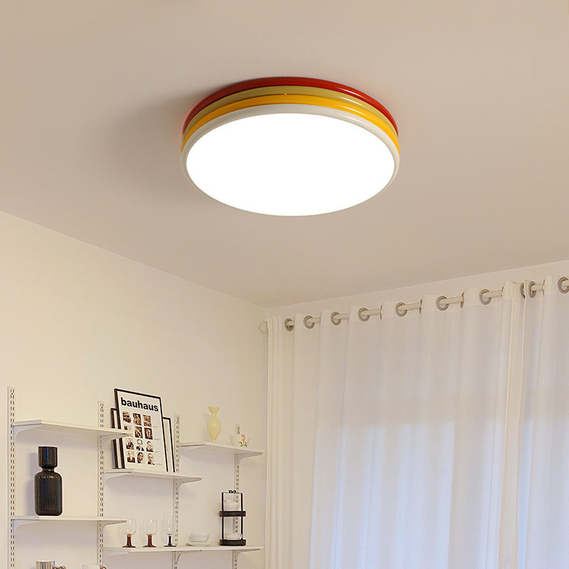 Arisha Modern Industrial LED Flush Mount Ceiling Light Living Room Bedroom - Letslighting