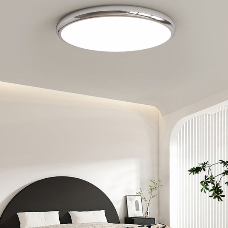 Muto Retro French Circle Flush Mount Ceiling Lights Iron Bedroom