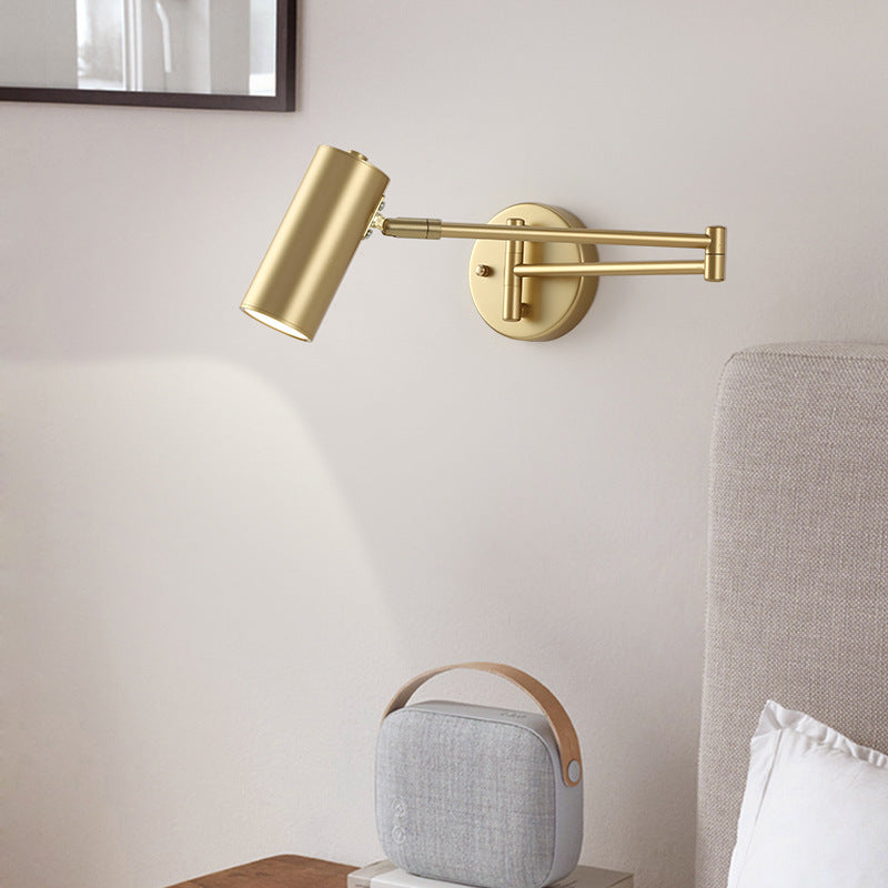 Arisha Wall Lamp Cone Modern Metal Adjustable Bedroom