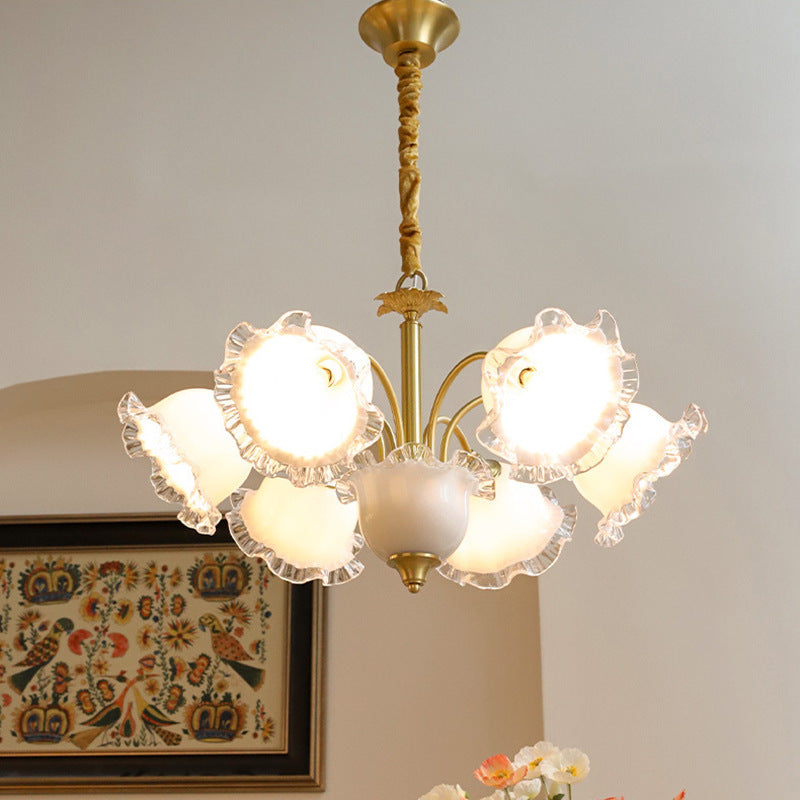 Arisha Retro LED /Glass Chandeliers Living Room/Bedroom - Letslighting