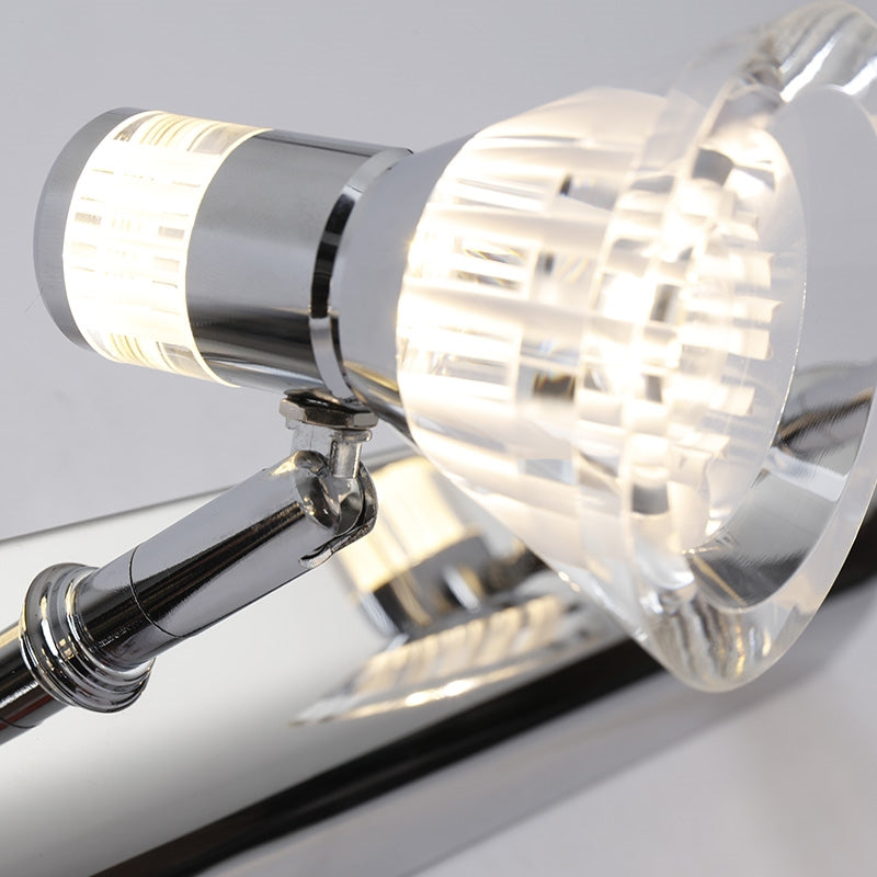 Kristy Conic Modern Multi Mirror Front Vanity Wall Lamp - Letslighting