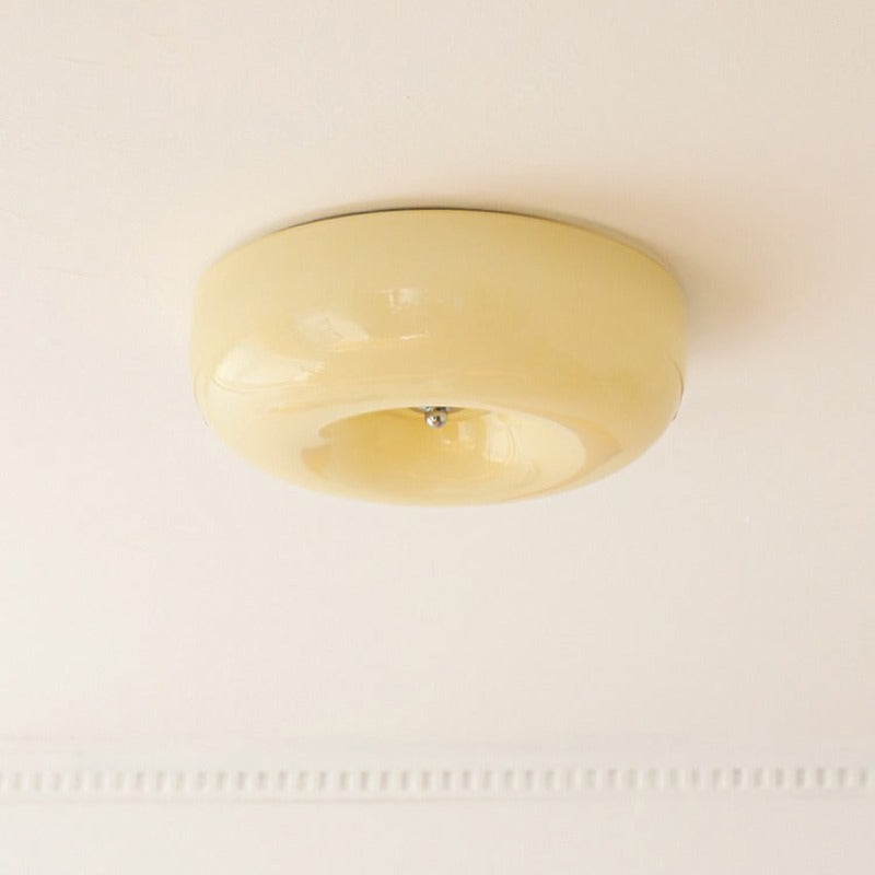 Valentina VintageCeiling Light Cream Glass Bedroom Study Balcony Aisle