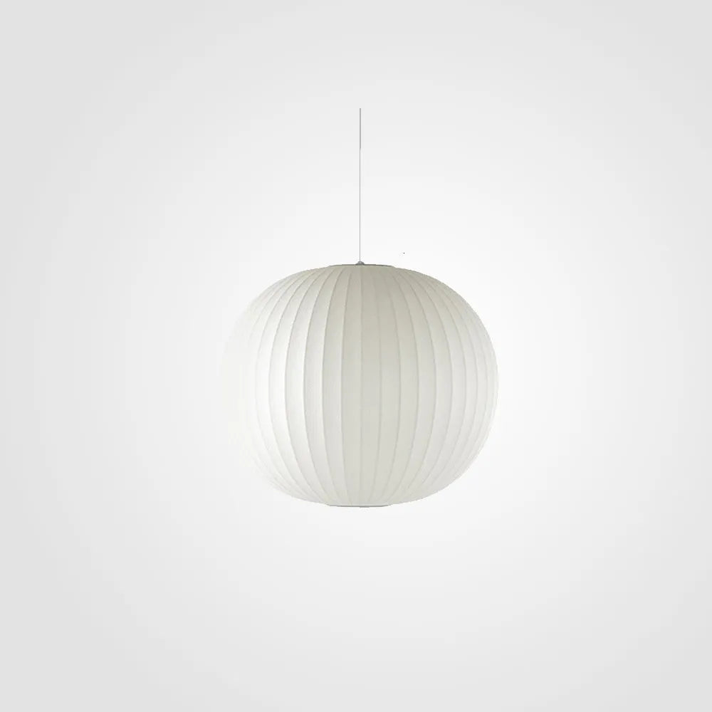 Ritta Pendant Light Bubble Mulberry Silk - Letslighting