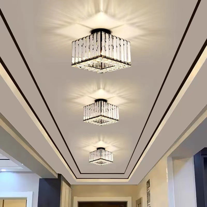 Arisha Creative Flush Mount Ceiling Light Gold/Black Balcony/Corridor - Letslighting