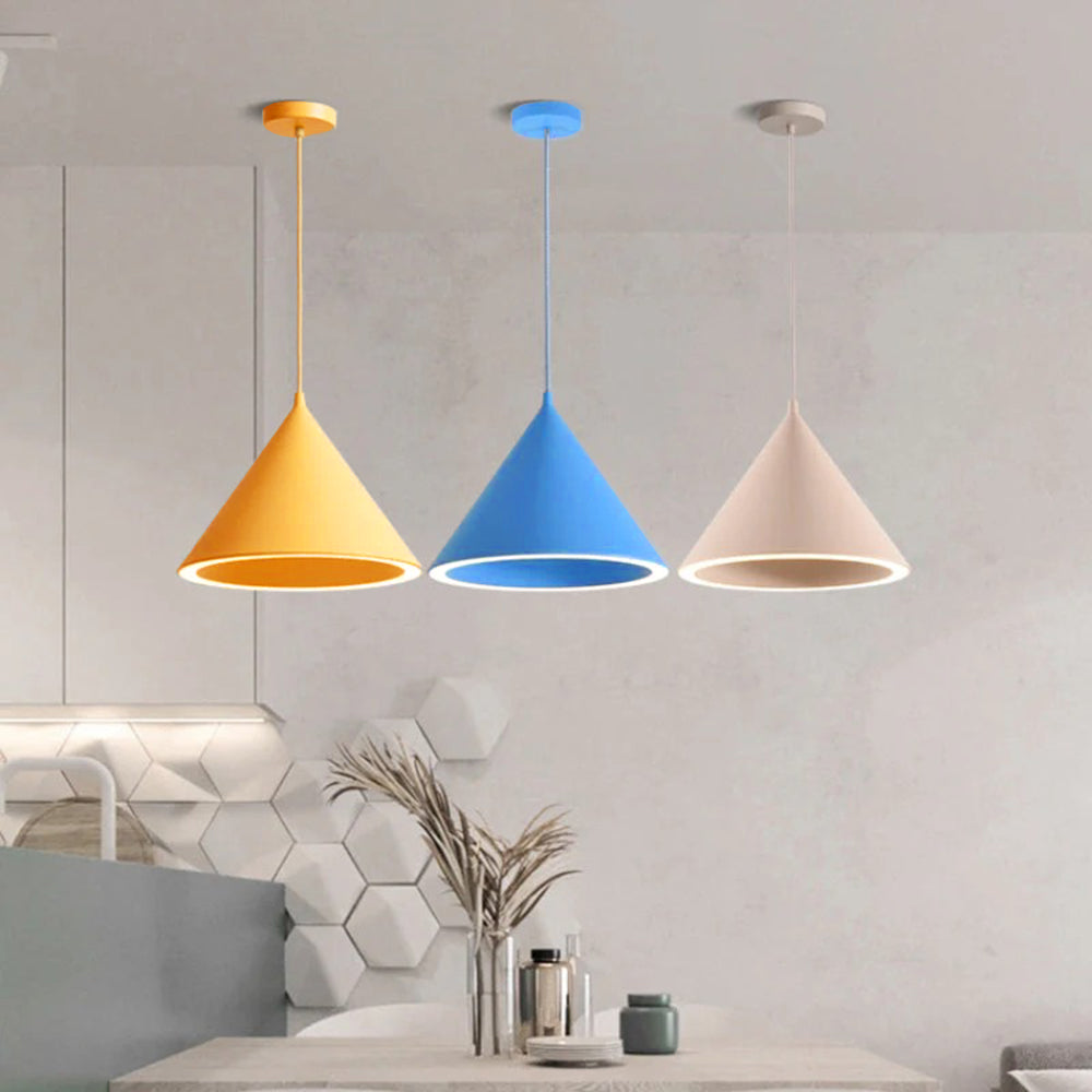Valentina Funnel-Shape LED Pendant Light for Living Room - Letslighting