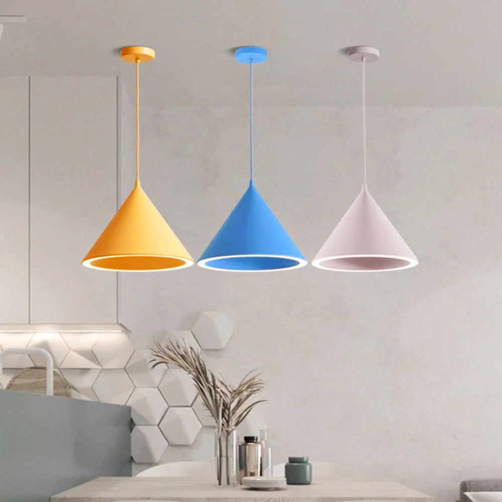 Valentina Funnel-Shape LED Pendant Light for Living Room