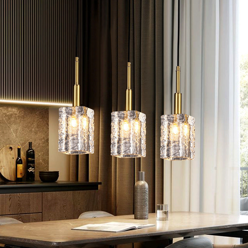 Kristy Modern Simple Pendant Light Crystal Kitchen Island - Letslighting