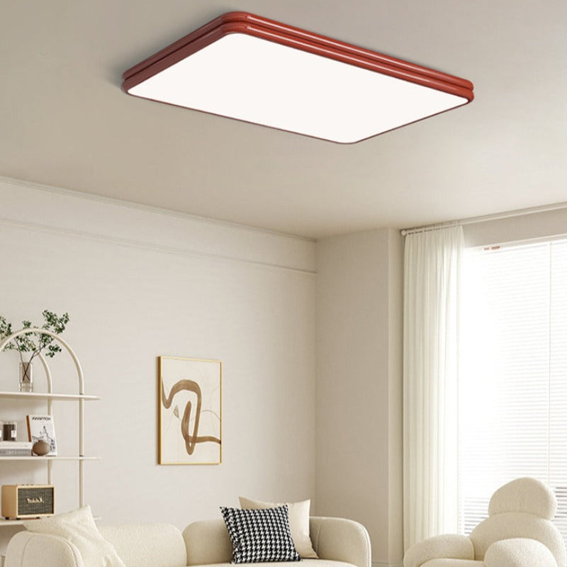 Valentina Retro LED Flush Mount Ceiling Lamp Metal Acrylic Living Room