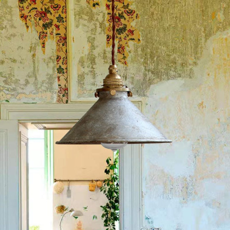Silva Vintage LED Rustic Pendant Light Metal Kitchen Balcony