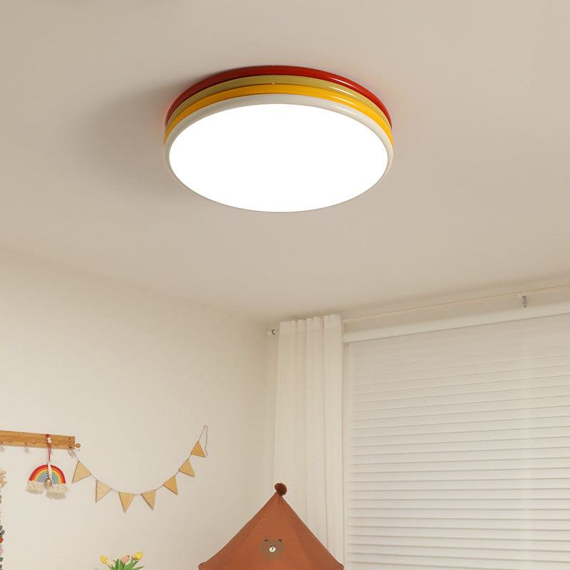 Arisha Modern Industrial LED Flush Mount Ceiling Light Living Room Bedroom - Letslighting