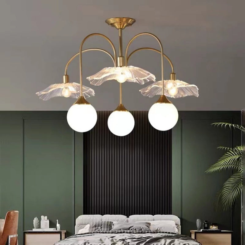 Valentina Nordic LED Chandelier Glass Living Dining Room Bedroom