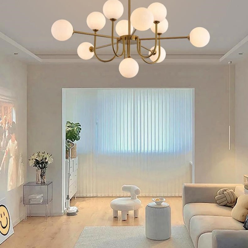 Valentina Modern LED Chandelier Glass Living Dining Room Bedroom