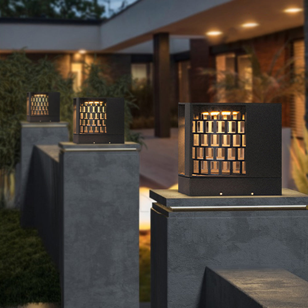 Ray Modern Pattern Metal Acrylic Outdoor Table Lamps