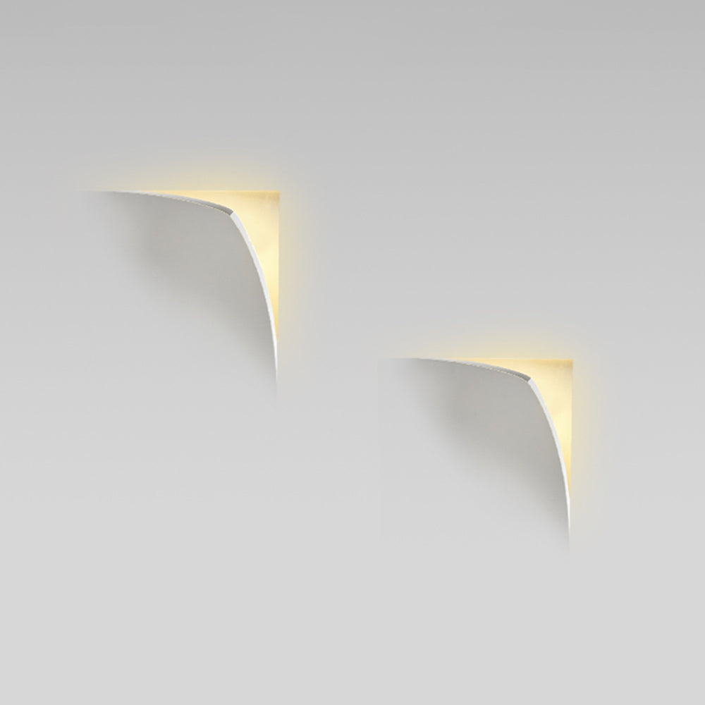 Aria Modern Recessed Metal Plaster LED Wall Lamp - Letslighting