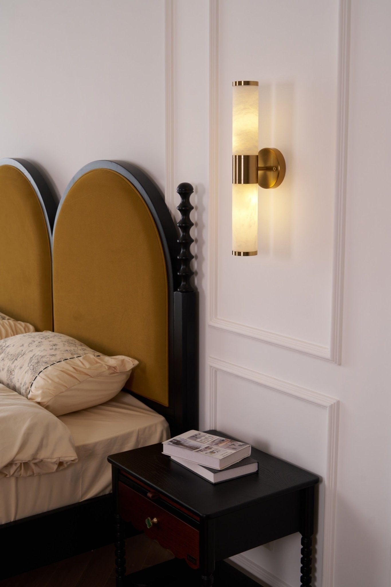 Kaia Minimalist Alabaster Wall Lamp - Letslighting