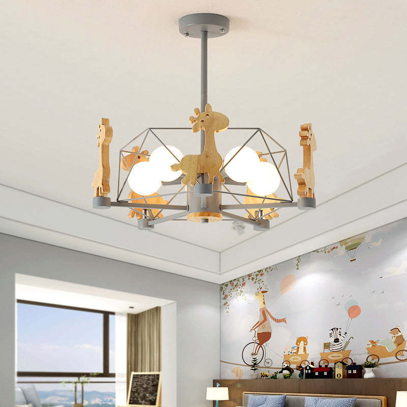 Arisha Giraffes LED Flush Mount Ceiling Light - Letslighting