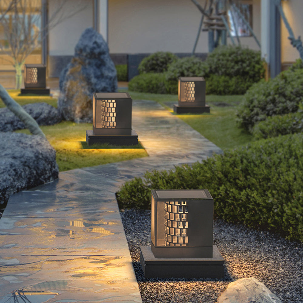 Ray Modern Pattern Metal Acrylic Outdoor Table Lamps