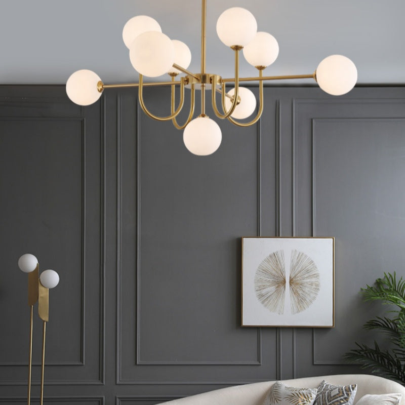Valentina Modern LED Chandelier Glass Living Dining Room Bedroom