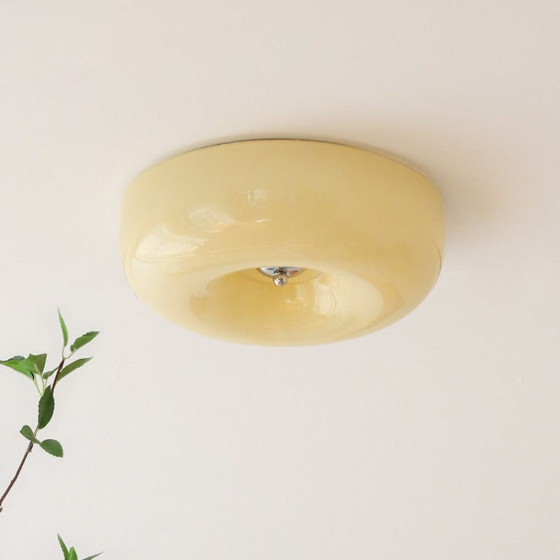 Valentina VintageCeiling Light Cream Glass Bedroom Study Balcony Aisle