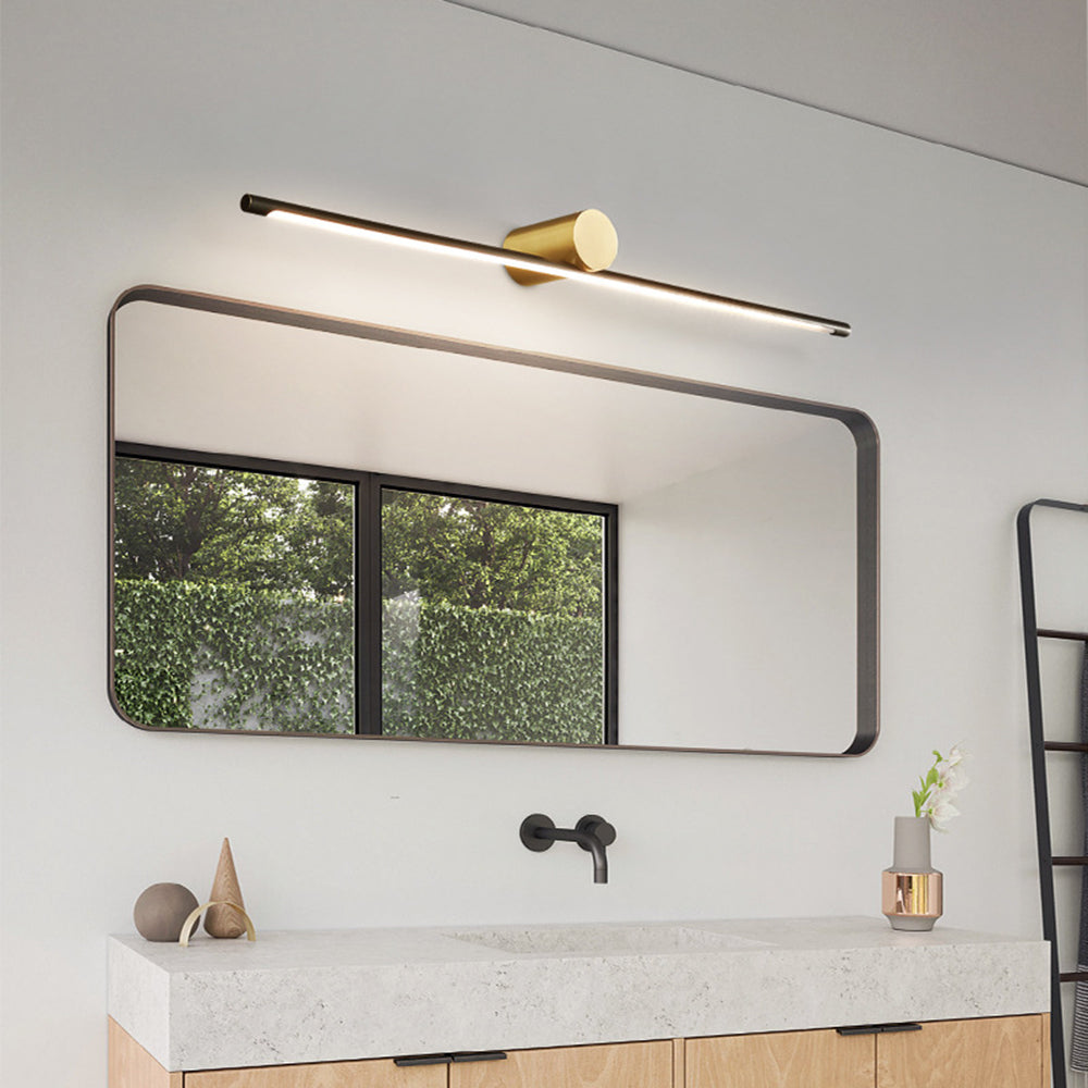 Arisha Minimalist Linear Acrylic Wall Lamp Mirror Front Vanity Light - Letslighting