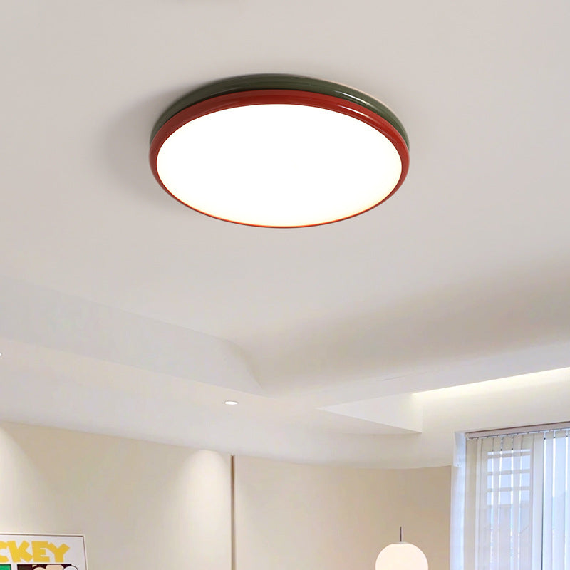 Arisha Modern Industrial LED Flush Mount Ceiling Light Living Room Bedroom - Letslighting