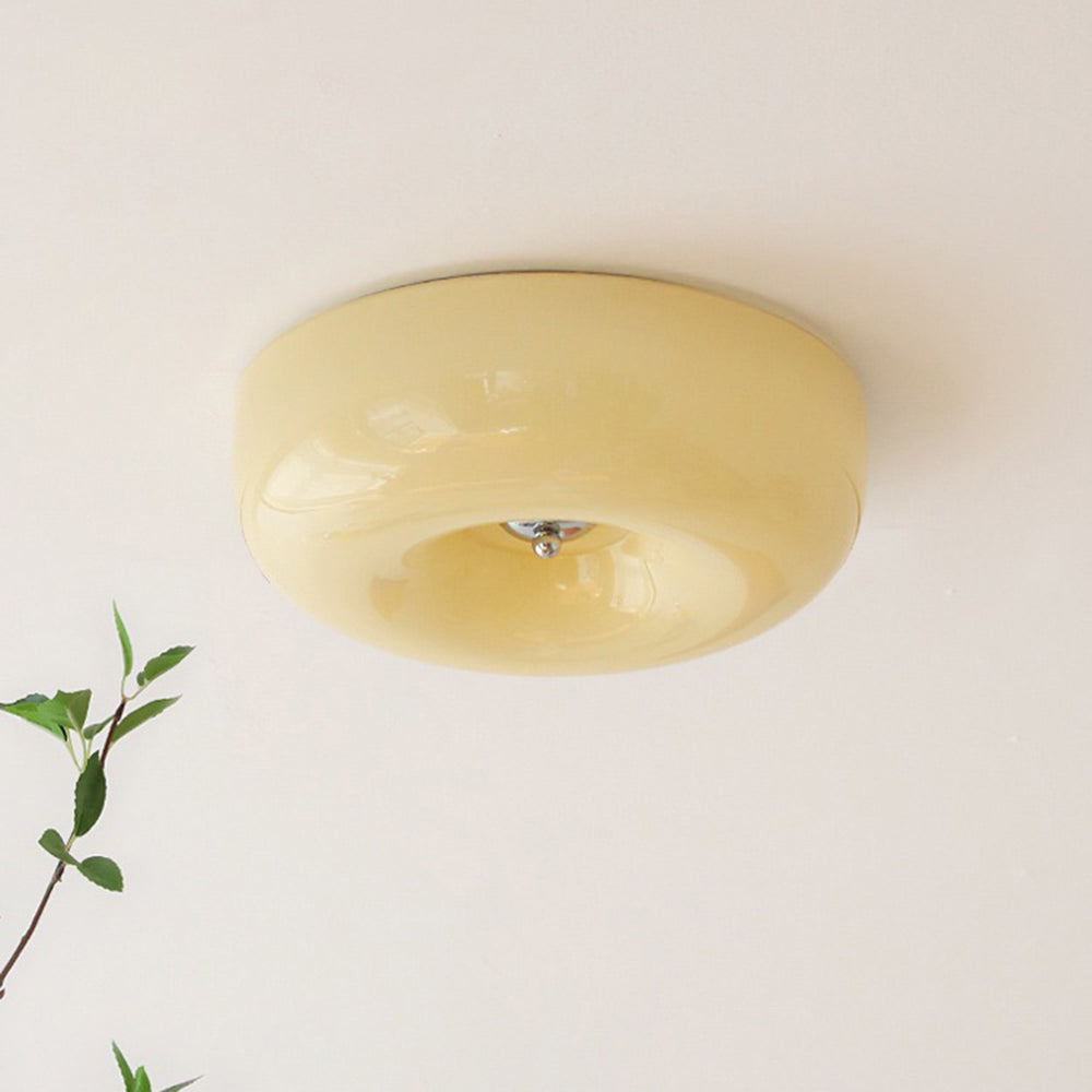 Valentina VintageCeiling Light Cream Glass Bedroom Study Balcony Aisle - Letslighting