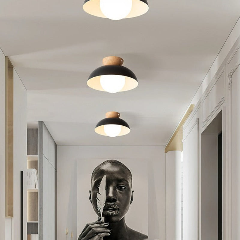 Muto Nordic Pendant Lights Wood Metall Kitchen Balcony