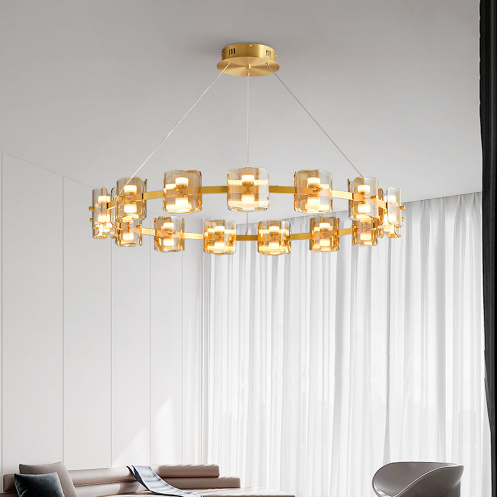 Arisha Minimalist Round Metal Pendant Light - Letslighting