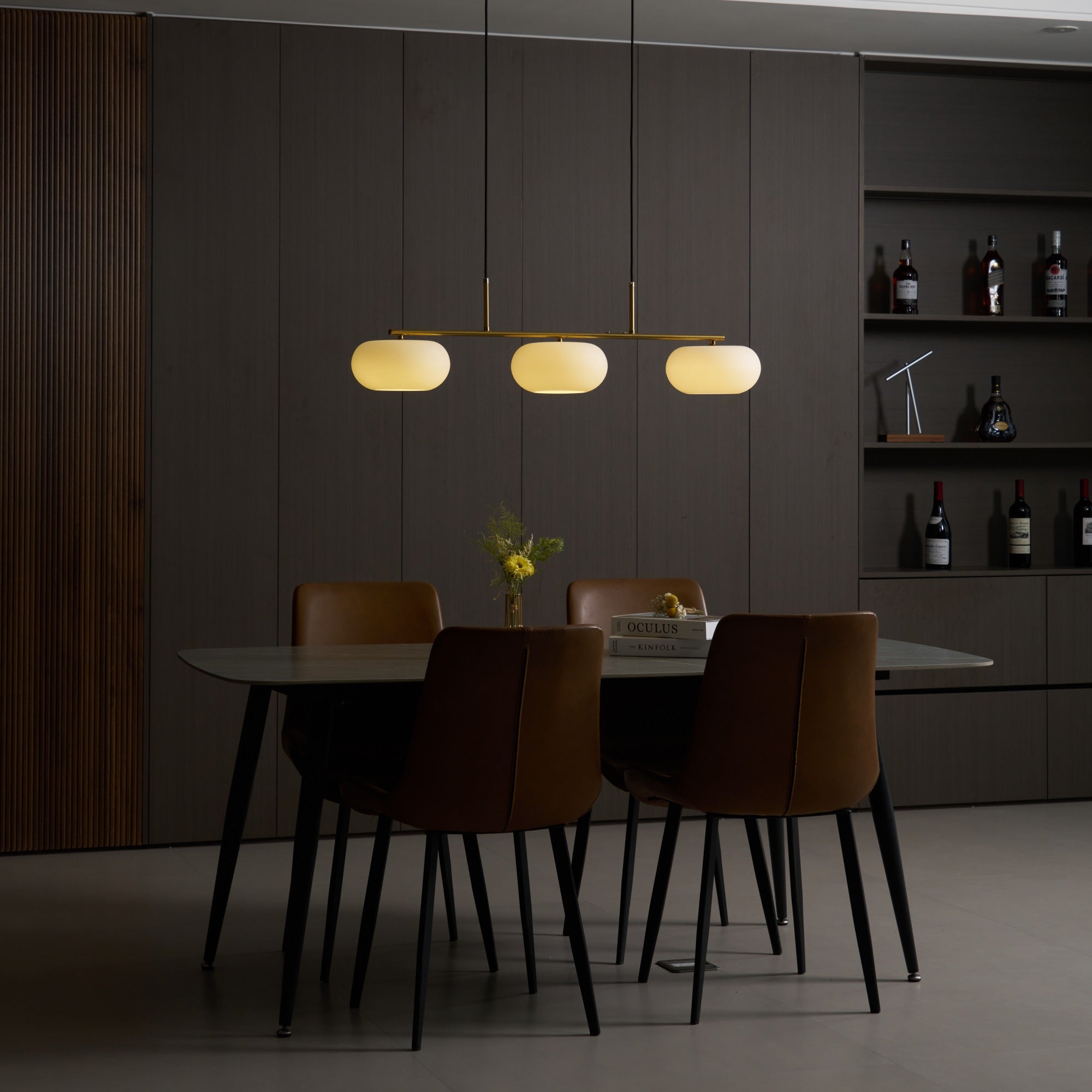 Valentina Cream Cluster Pendant Light, 3 Heads - Letslighting