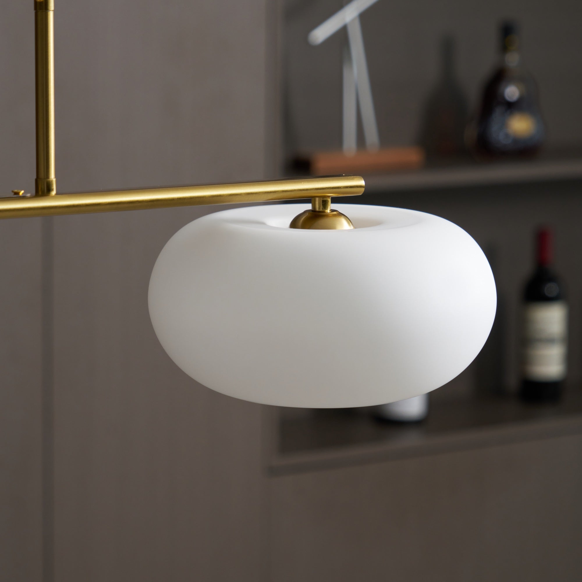 Lustra Pendant Lamp 3-Light Globe Shaped Linear - Letslighting