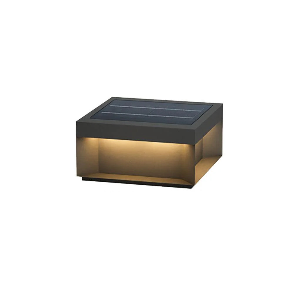 Ray Outdoor Post Lamps Modern Square Solar