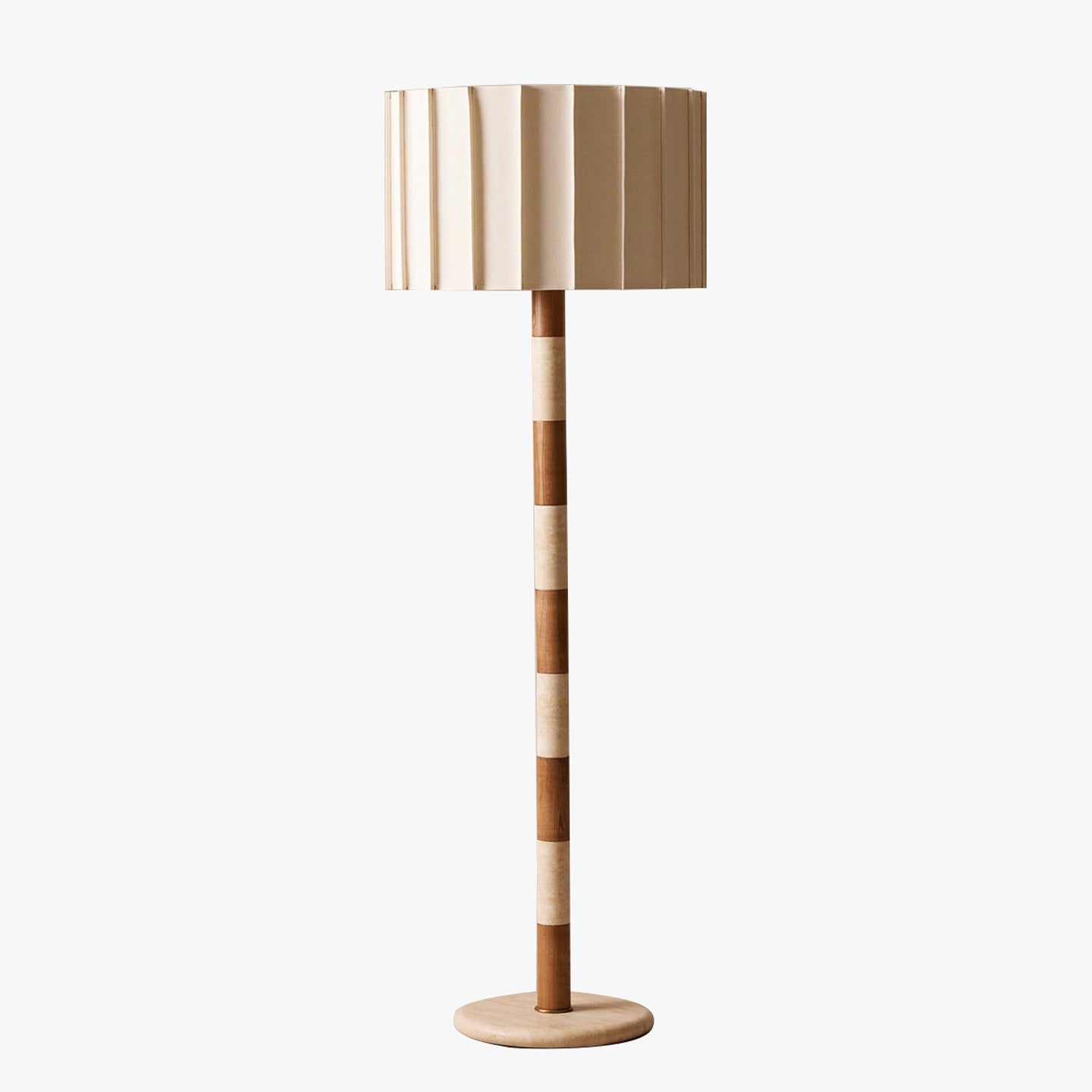 Travertine Striped Floor Lamp - Letslighting