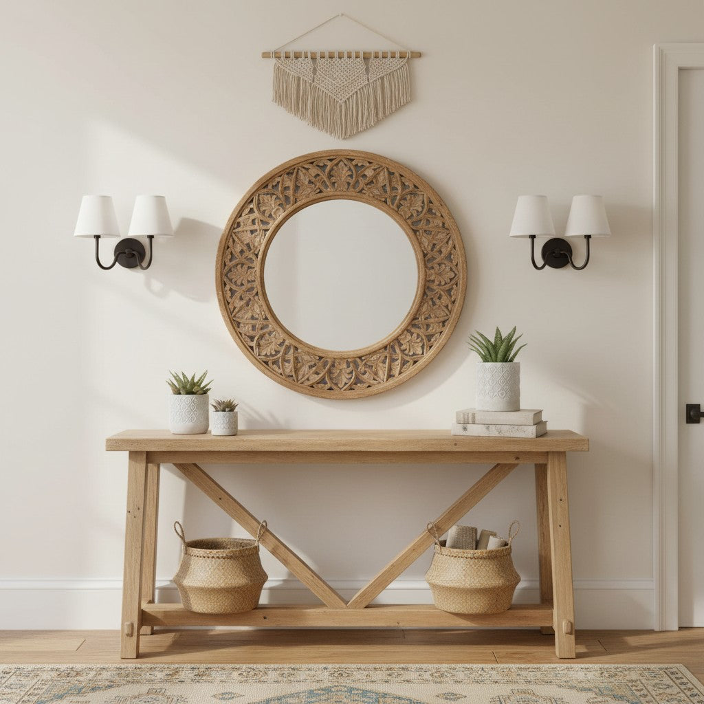 Grace Brass Linen Wall Lamp
