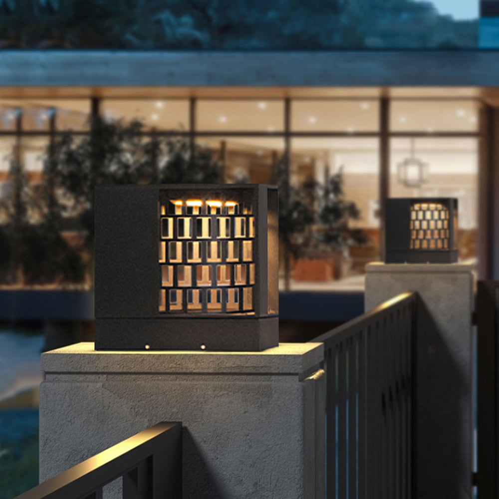 Ray Modern Pattern Metal Acrylic Outdoor Table Lamps