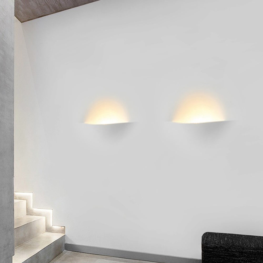 Aria Modern Recessed Metal Plaster LED Wall Lamp - Letslighting