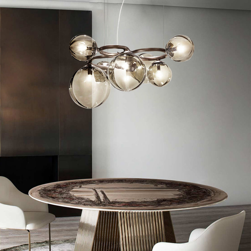 Valentina Modern Designe Wave Metal Glass Pendant Light